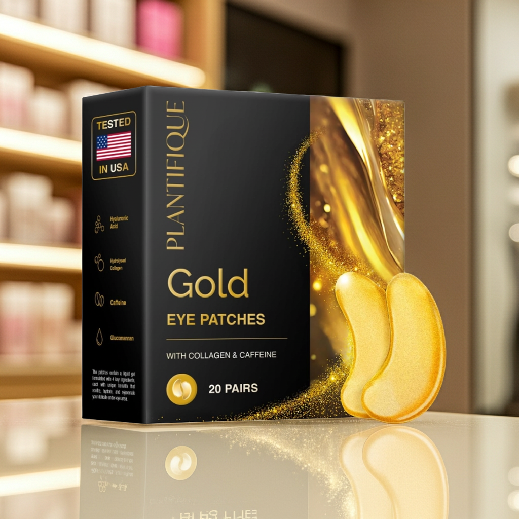 Oro 24K Maschera Occhiaie e Borse , Patch Occhi Antirughe