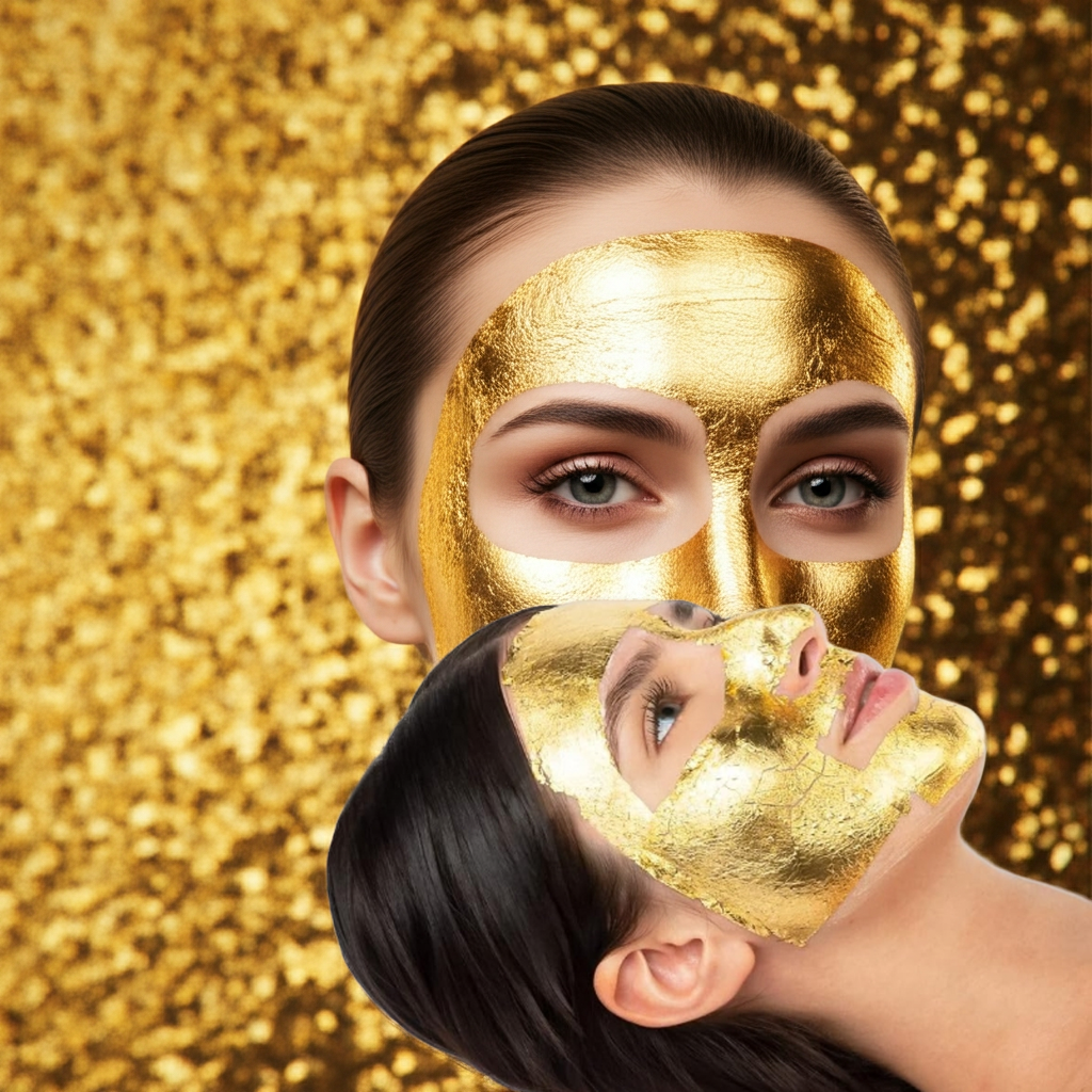 Oro Puro  6 Fogli - Effetto Lifting Istantaneo Viso Foglia Oro 24 KT