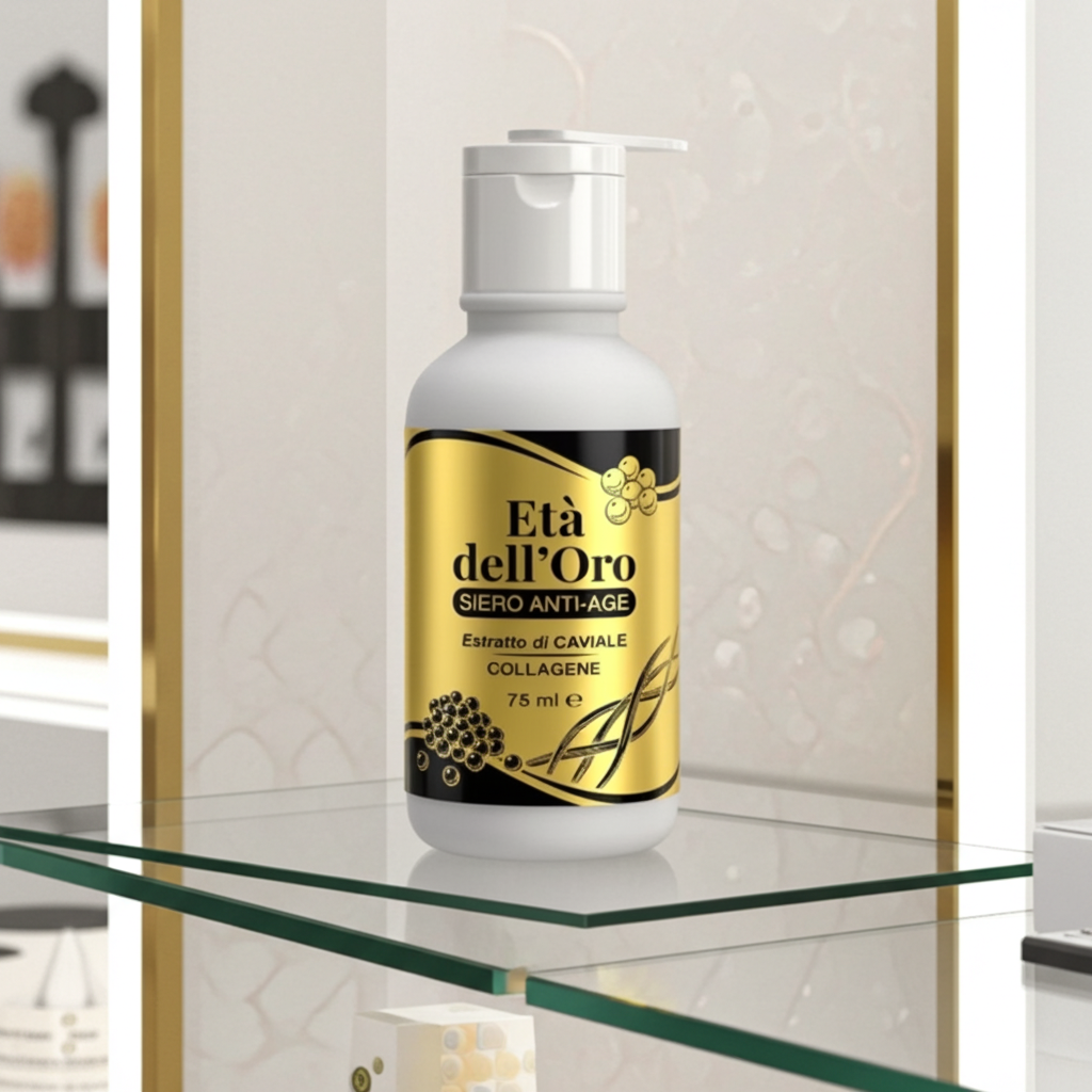 Crema Viso Oro 24K Anti Età Rassodante e Illuminante 150 ml