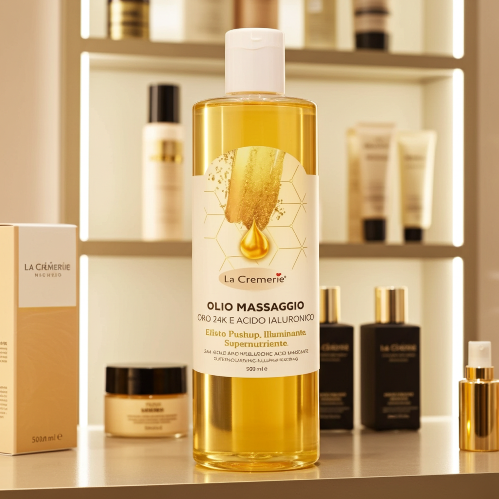 Olio massaggio Oro liquido effetto lifting | 500 ml