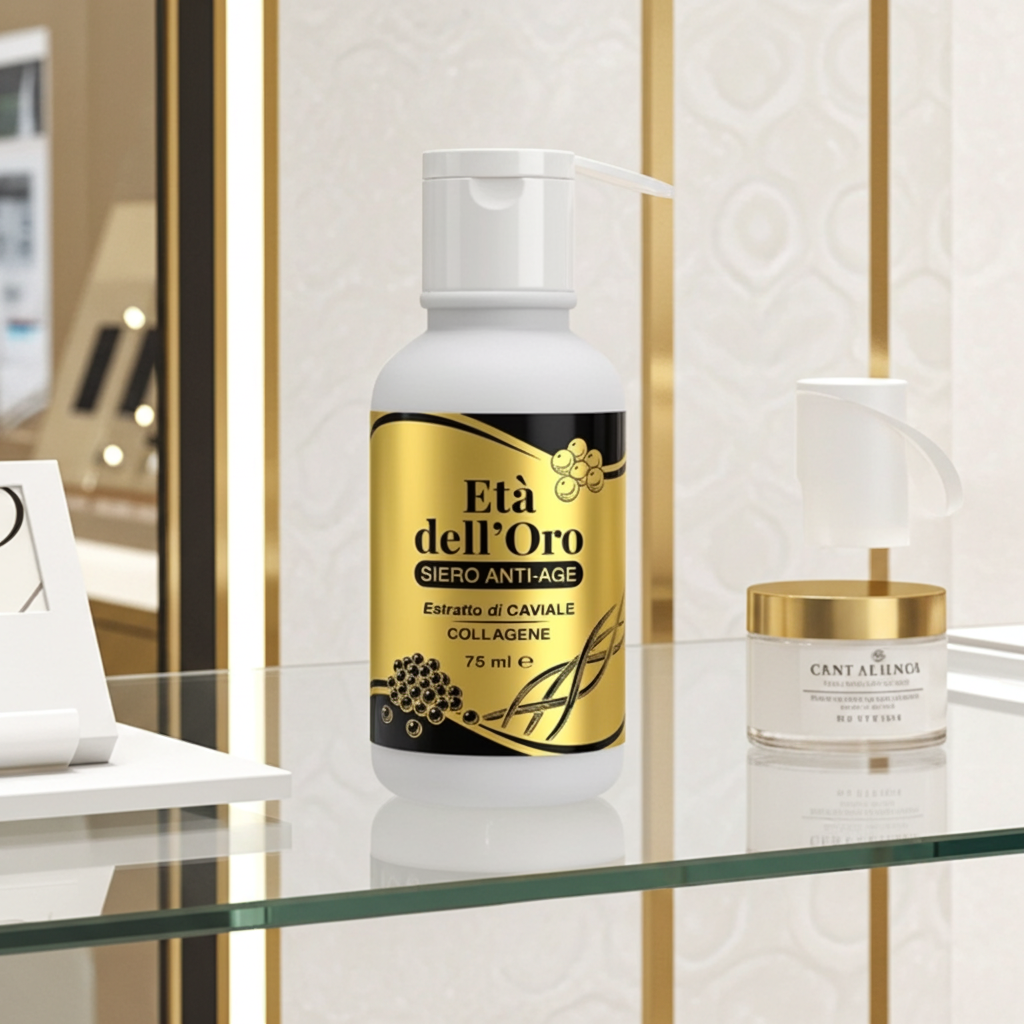 Crema Viso Oro 24K Anti Età Rassodante e Illuminante 150 ml