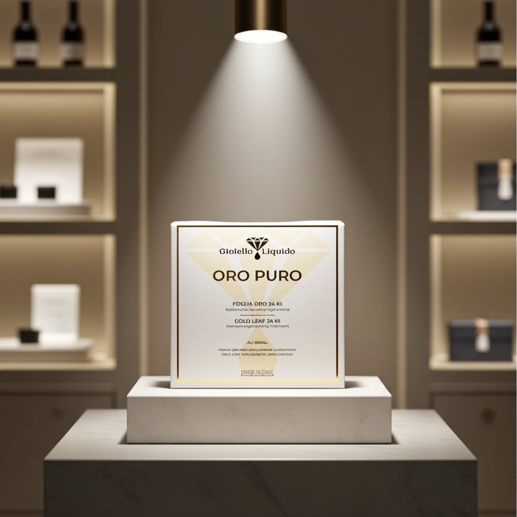 Oro Puro  6 Fogli - Effetto Lifting Istantaneo Viso Foglia Oro 24 KT