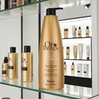 Shampoo Illuminante Oro Puro, 1000 ml Fenola con Cheratina, Olio di Argan e Filtro Solare