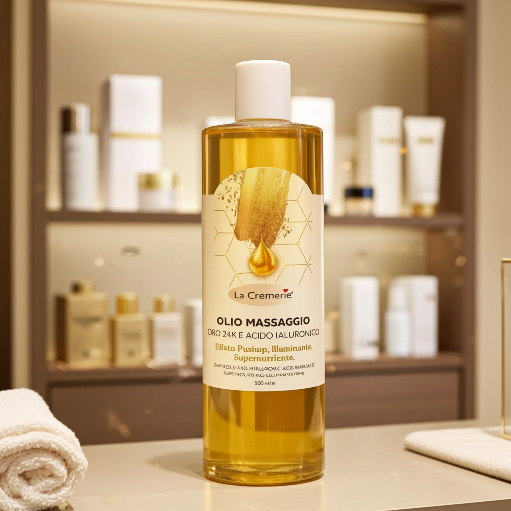 Olio massaggio Oro liquido effetto lifting | 500 ml