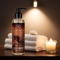 Olio da massaggio sensuale al cioccolato, 200 ml