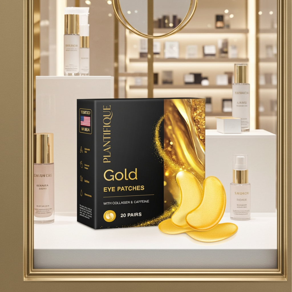 Oro 24K Maschera Occhiaie e Borse , Patch Occhi Antirughe