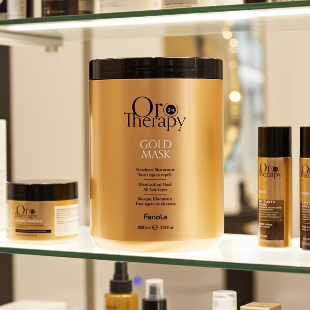 Maschera (1000 ml) con Cheratina, Olio di Argan e Filtro Solare