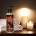 Olio da massaggio sensuale al cioccolato, 200 ml