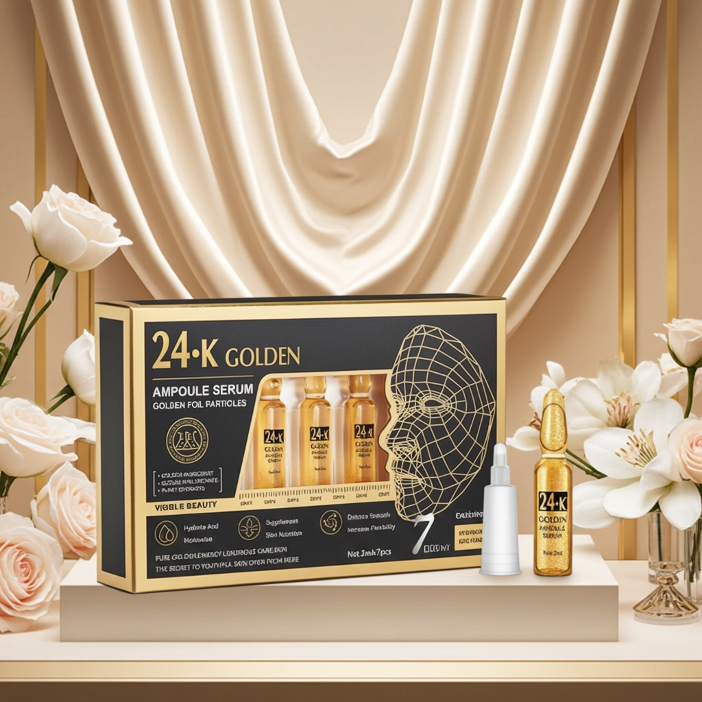 siero all'oro 24K, siero viso, trattamento viso per levigare le rughe face cream